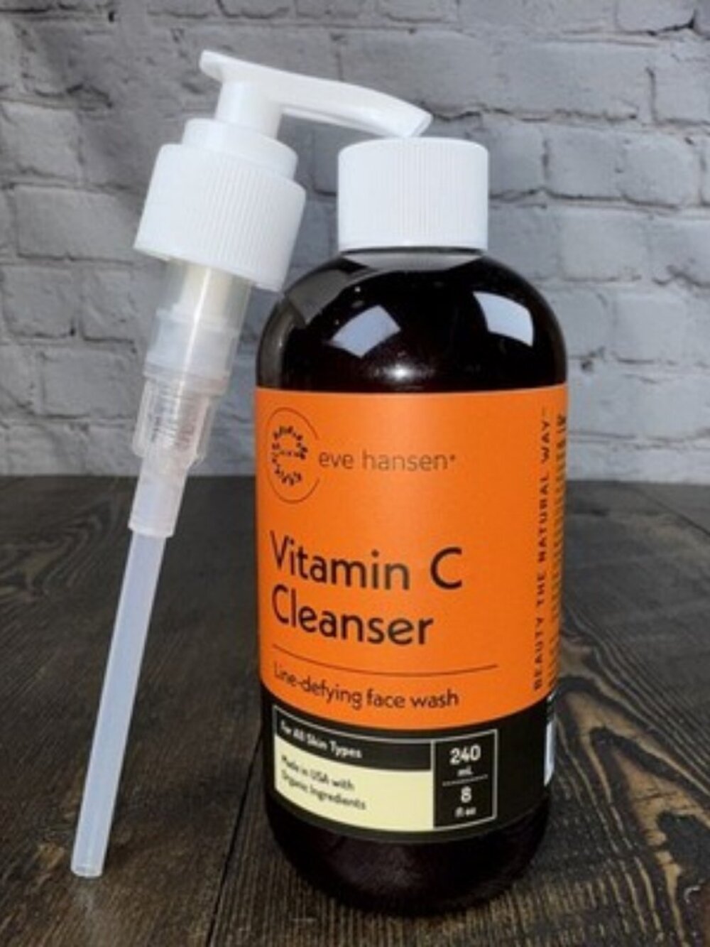 Eve Hansen - Vitamin C Cleanser Face Wash - Organic - Vegan - Antioxidant‎ 8 oz